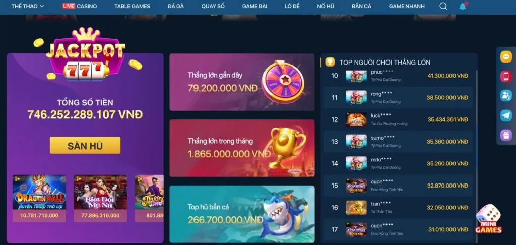 Khám phá các sảnh game bi888 slot nổ hũ game bài hấp dẫn